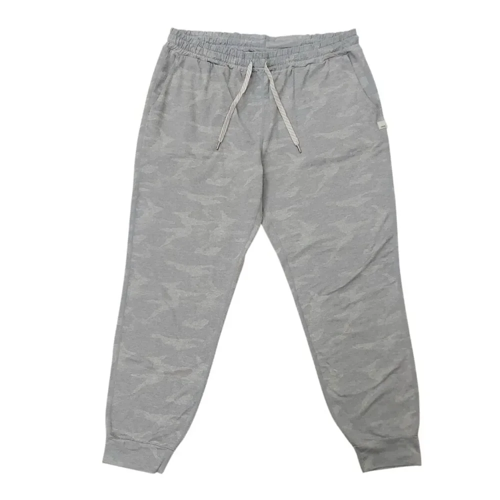 Vuori Performance Joggers Womens Medium Gray Camo Soft Yoga Gym Athleisure